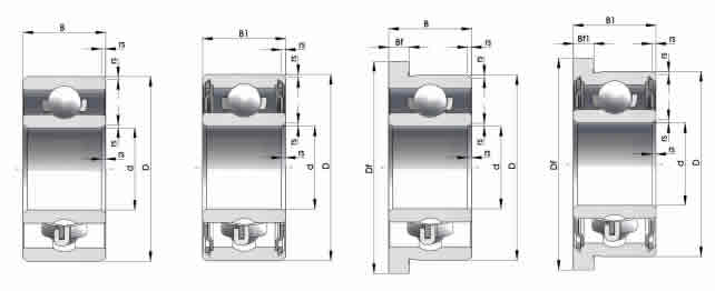 德國HQW深溝球軸承682X圖紙