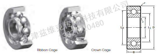 NHBB SSRI-2634 深溝球軸承圖紙