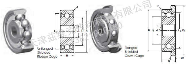 NHBB SSRI-518ZA91N 深溝球軸承圖紙